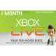 1 Month Xbox Live Gold